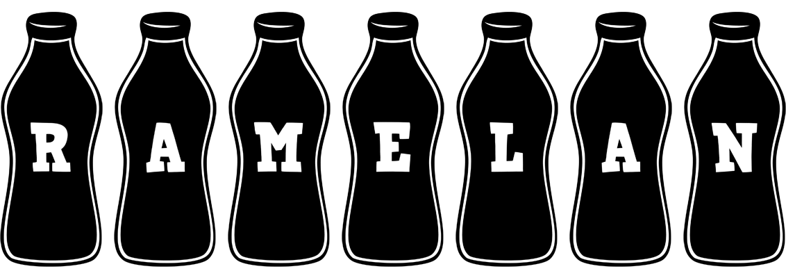 Ramelan bottle logo