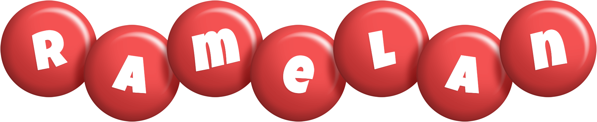 Ramelan candy-red logo