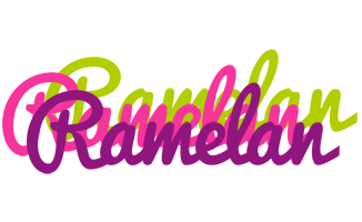 Ramelan flowers logo