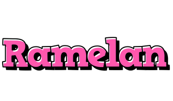 Ramelan girlish logo