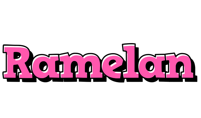 Ramelan girlish logo