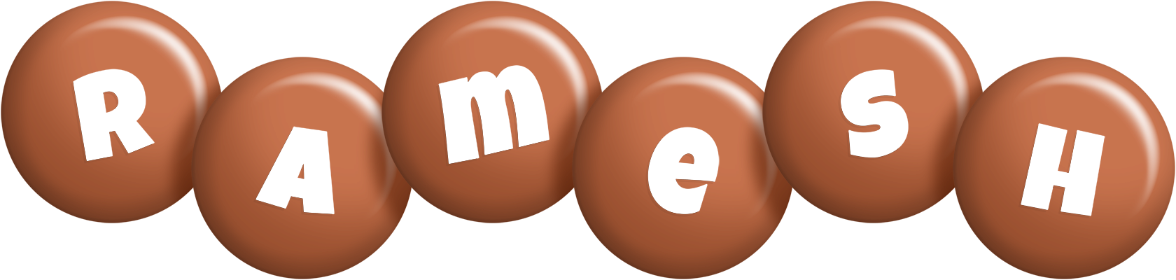 Ramesh candy-brown logo