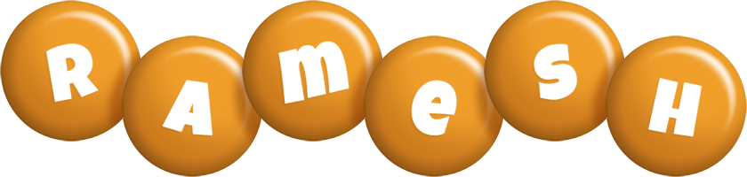 Ramesh candy-orange logo