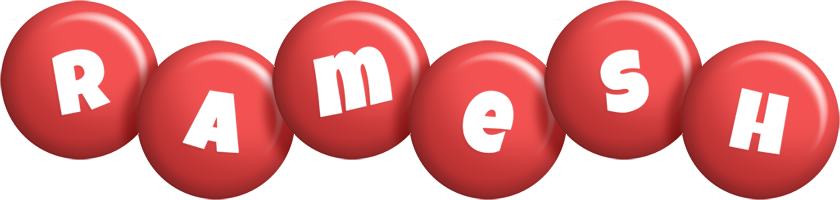 Ramesh candy-red logo