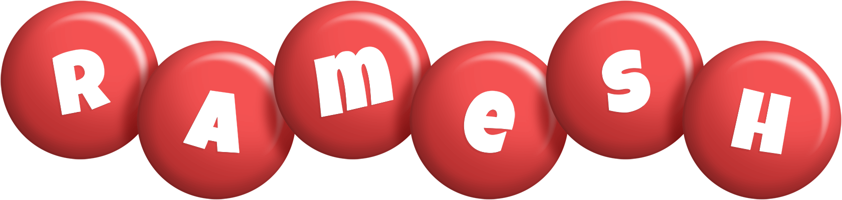 Ramesh candy-red logo