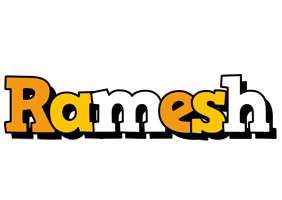 Ramesh cartoon logo