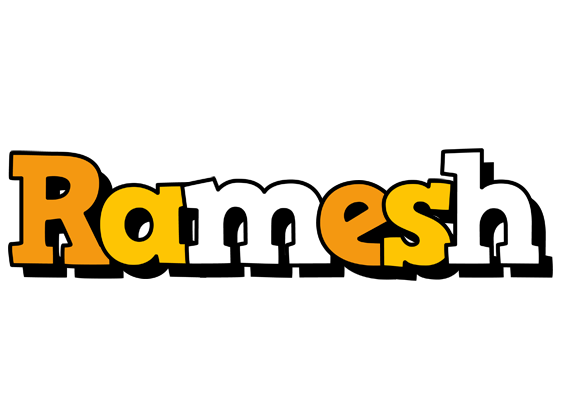 Ramesh cartoon logo
