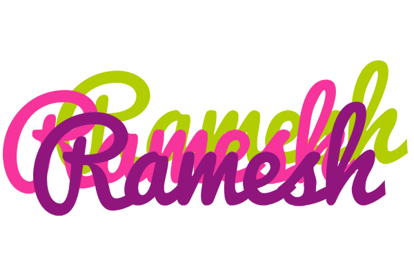 Ramesh flowers logo