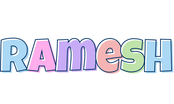 Ramesh pastel logo