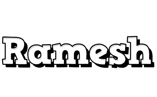 Ramesh snowing logo