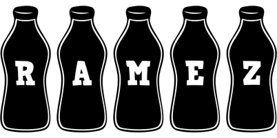 Ramez bottle logo