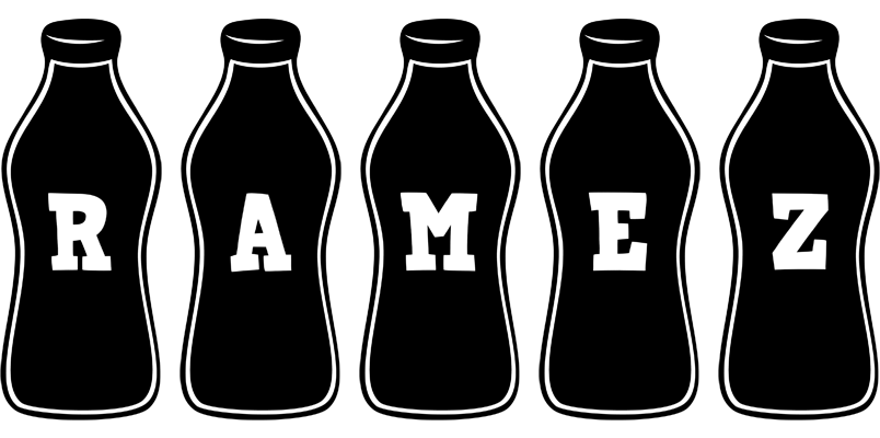 Ramez bottle logo