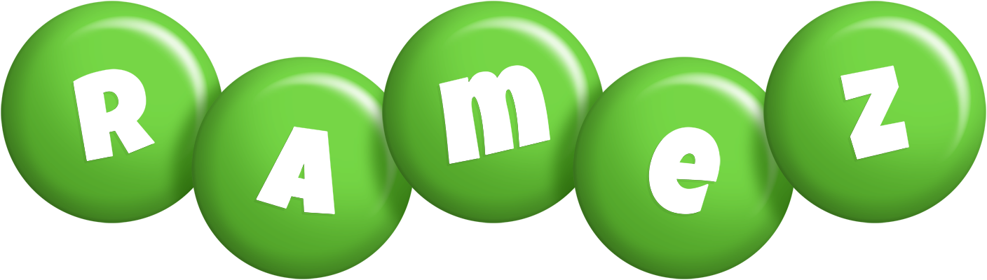 Ramez candy-green logo