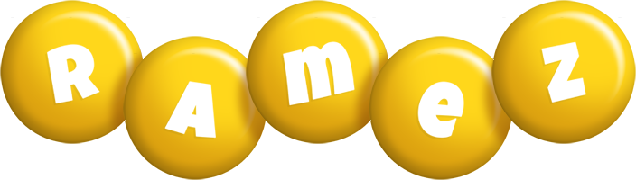 Ramez candy-yellow logo