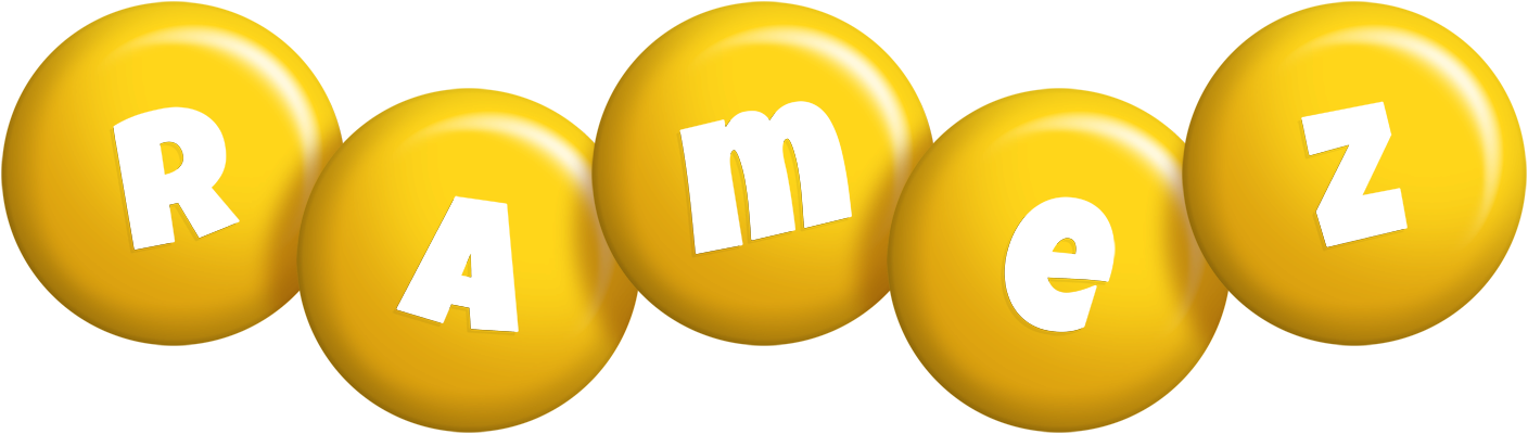 Ramez candy-yellow logo