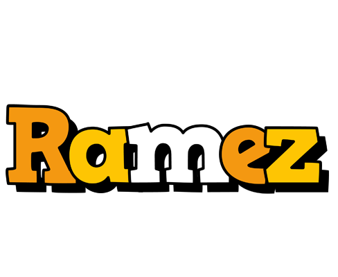 Ramez cartoon logo