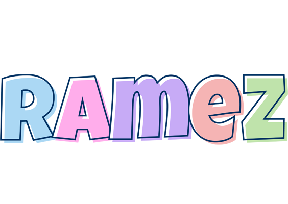Ramez pastel logo