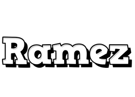 Ramez snowing logo