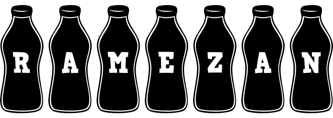 Ramezan bottle logo