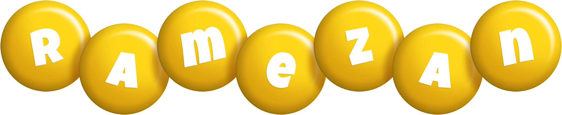 Ramezan candy-yellow logo