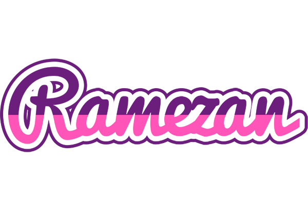 Ramezan cheerful logo