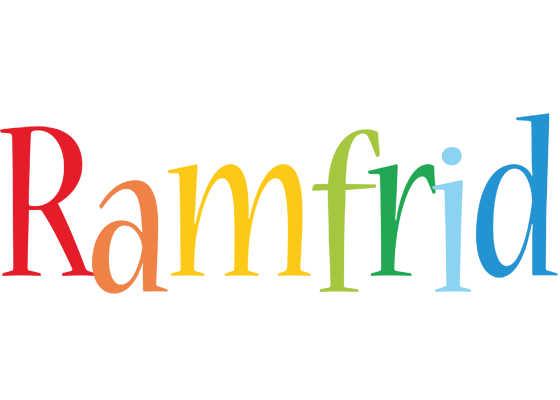 Ramfrid birthday logo