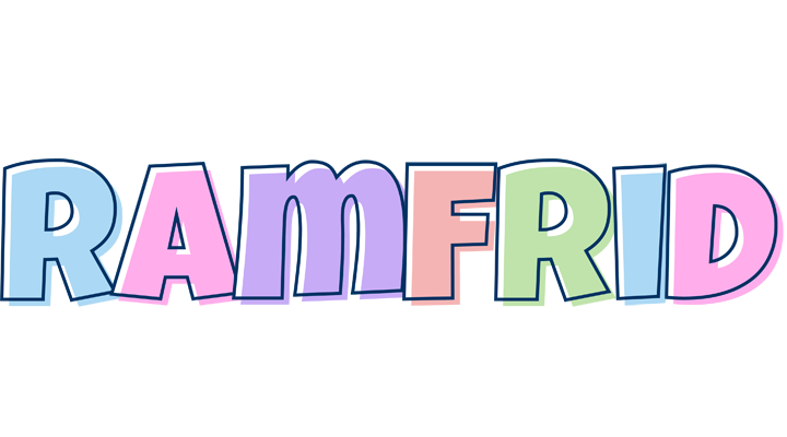 Ramfrid pastel logo