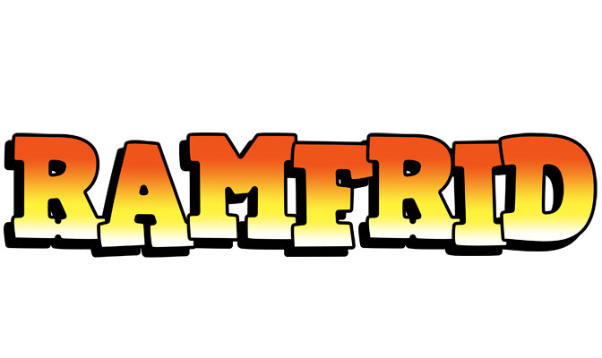 Ramfrid sunset logo
