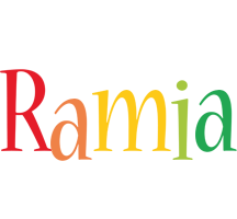 Ramia birthday logo