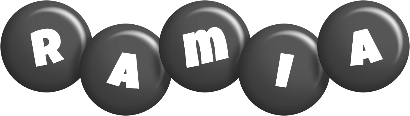 Ramia candy-black logo