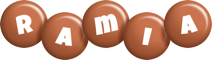 Ramia candy-brown logo