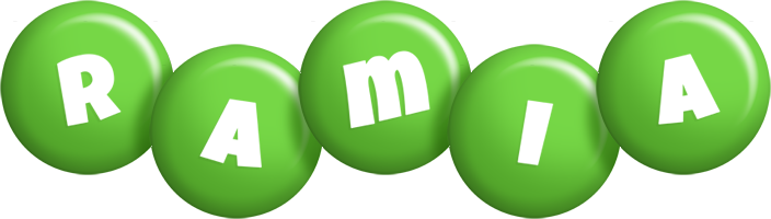 Ramia candy-green logo