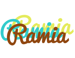 Ramia cupcake logo