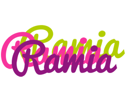 Ramia flowers logo