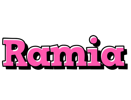 Ramia girlish logo