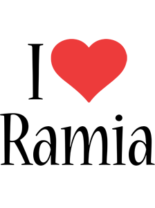 Ramia i-love logo