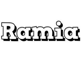 Ramia snowing logo