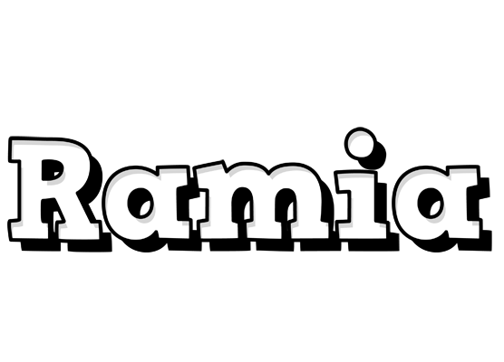 Ramia snowing logo