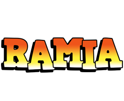 Ramia sunset logo