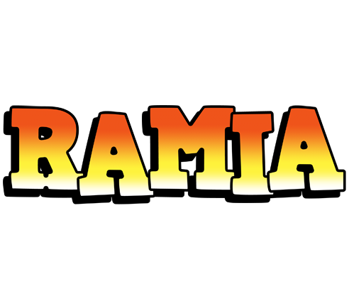 Ramia sunset logo