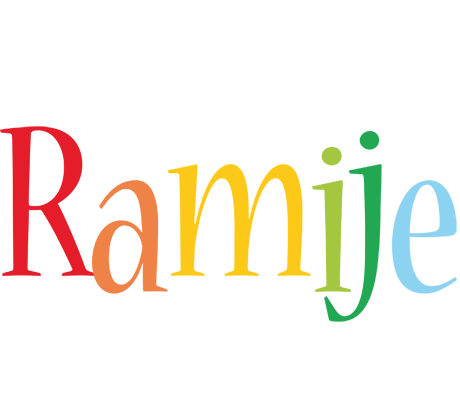 Ramije birthday logo