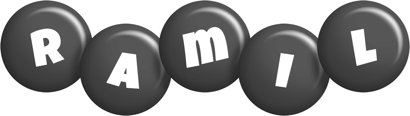 Ramil candy-black logo
