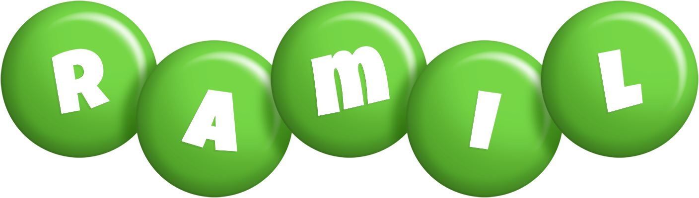 Ramil candy-green logo
