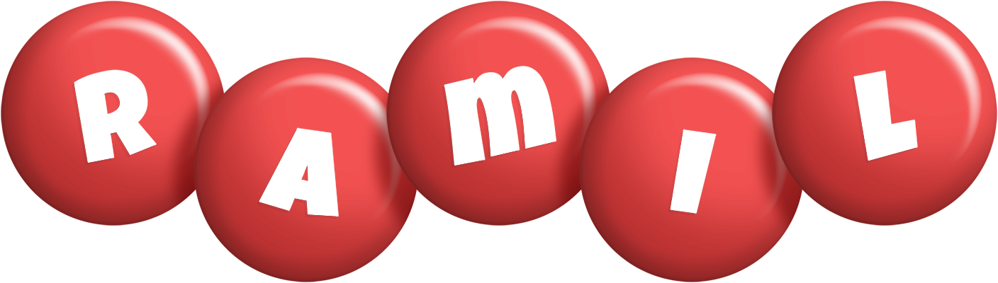 Ramil candy-red logo