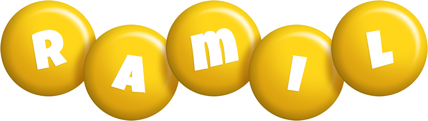 Ramil candy-yellow logo
