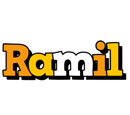 Ramil cartoon logo