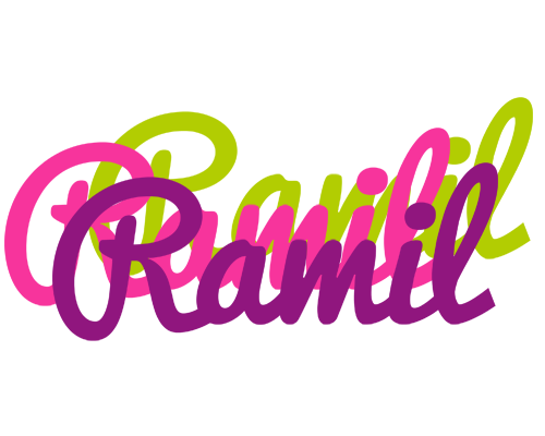 Ramil flowers logo