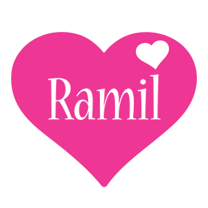 Ramil love-heart logo