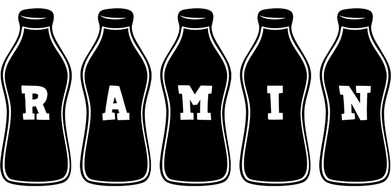 Ramin bottle logo
