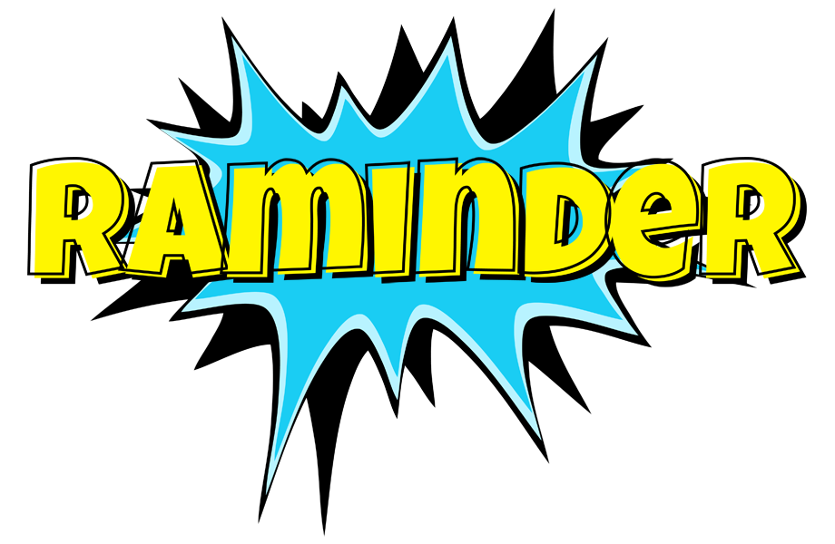 Raminder amazing logo
